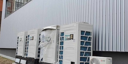 VRV VRF system installation Dubai commercial building